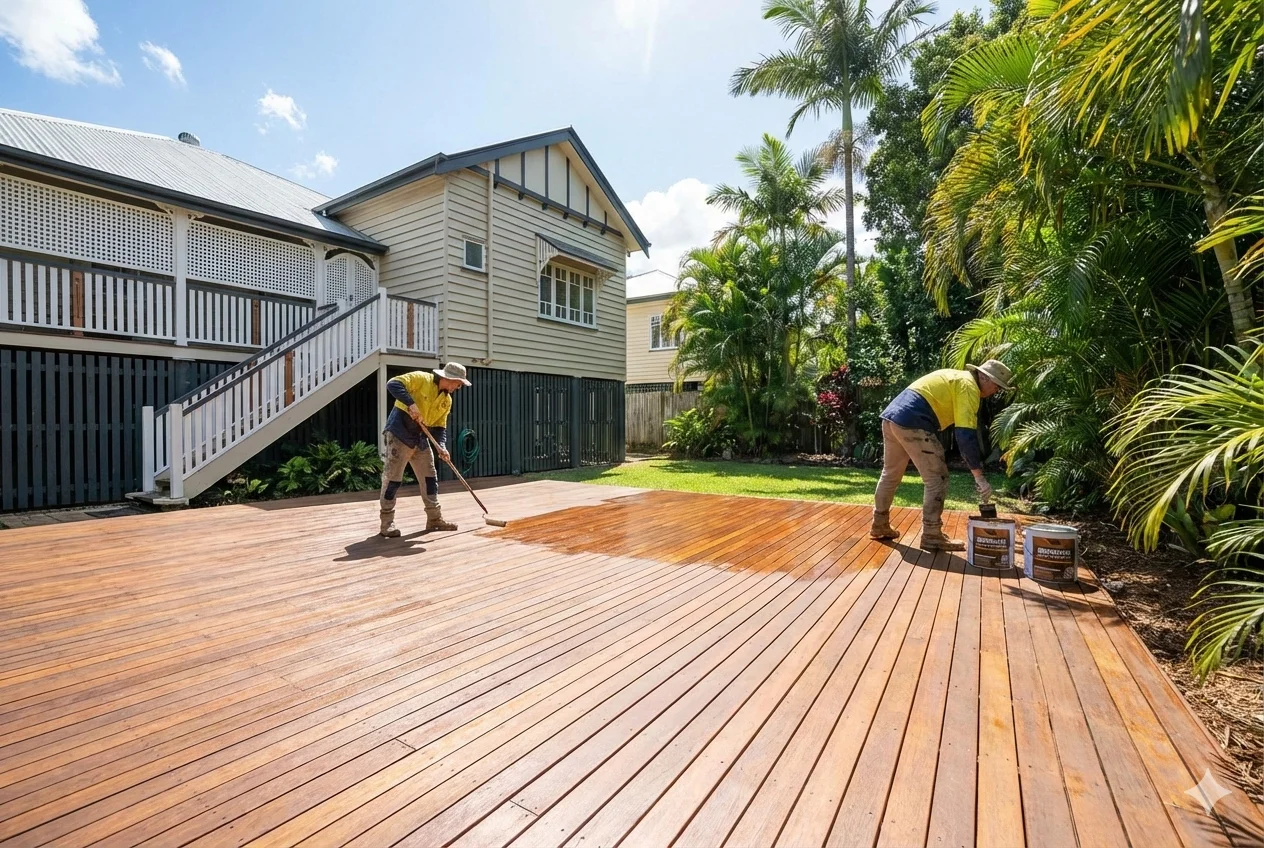 Why Deck Staining & Sealing Is Essential for Brisbane Homes